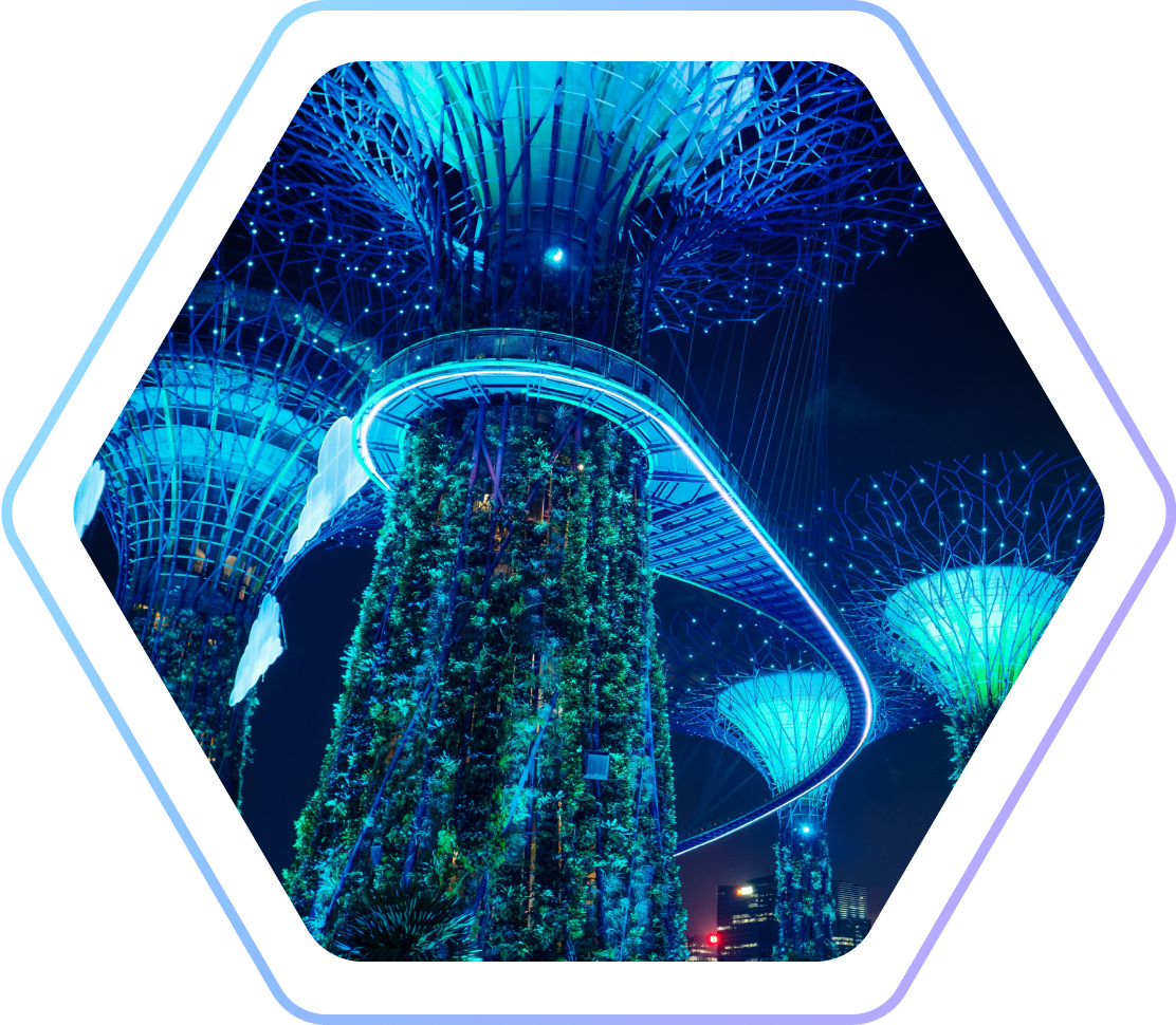 Hexagon_Towers_Blue Hexagon_Towers_Blue