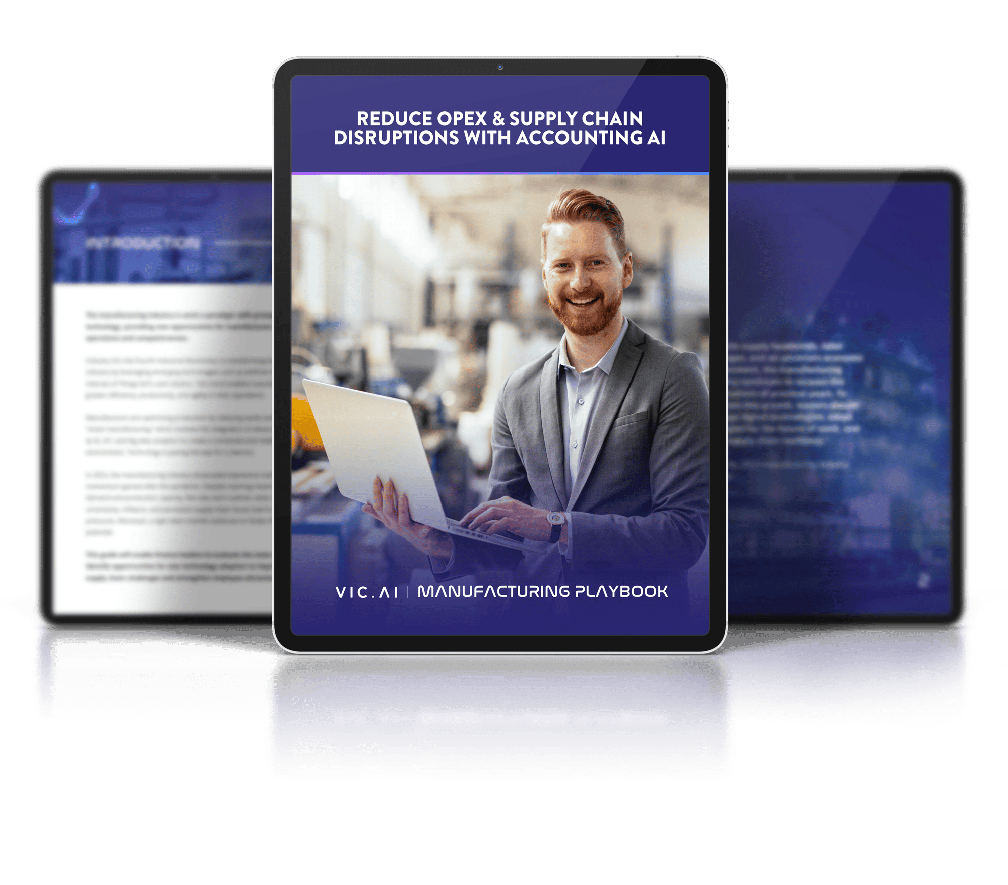 Manufacturing AI Finance playbook mockup Manufacturing AI Finance playbook mockup